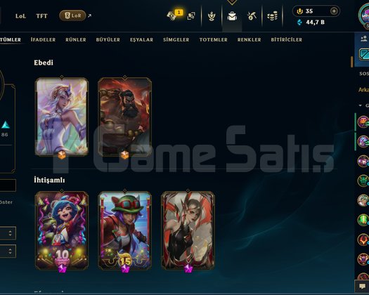 515LVL 202 KOSTUM 2EBEDİ 3İHTİŞAMLI EXTRA FULL+TFT