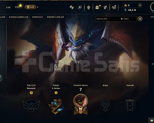 TR Unranked | 2 Kostüm - 23 Hero | LoL