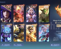 Mega 5 Legend 193 Maks hero maks amblem temiz bağ