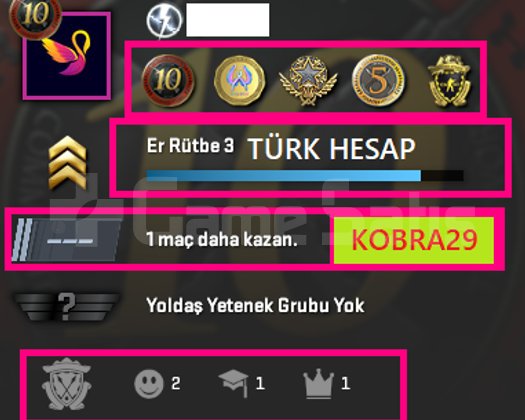 TR HESAP+FACEİT+5 MADALYA 49 WİN 295 SAAT SEÇKİN