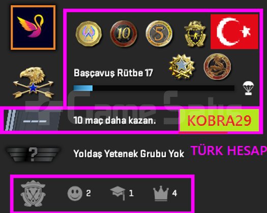 TR HESAP+6K OYUN+FACEİT+6 MADALYA 99 WİN 690 SAAT