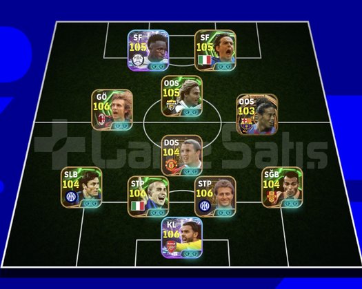 KG 3242 1 BOMBACI+VİNİ+PİRLO+NEDVED+INZAGGİ