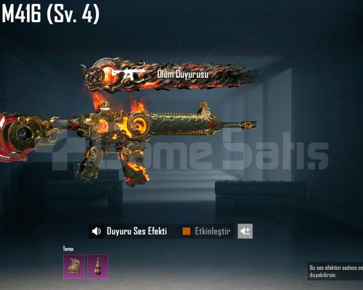 Mühürlü M4 4sv, Gök bıçağı M4 sv, UMP 7sv, Akm 4sv