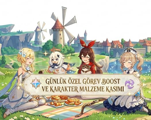 Genshin Impact Hesap Boost  Günlük Görev + Resin
