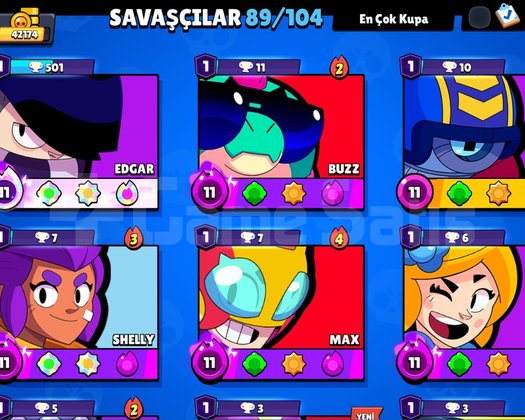 42K Güzel Nadir Brawl Stars Clash Of Clans Hesabı