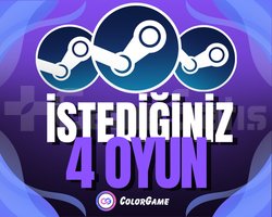 İSTEDİĞİNİZ 4 OYUN + DESTEK