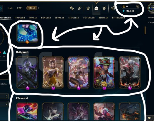 TR / 380 LEVEL / 134 SKİN / FUL HERO +MAİL