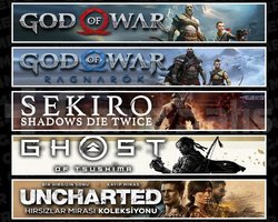 GOW +Ragnarök +Sekiro +Tsushima +Uncharted