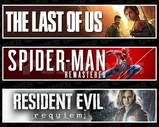 The Last Of Us 1 +Spider Man RE +RE Requiem