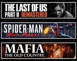 The Last Of Us 2 +Miles Morales +Mafia The Old.