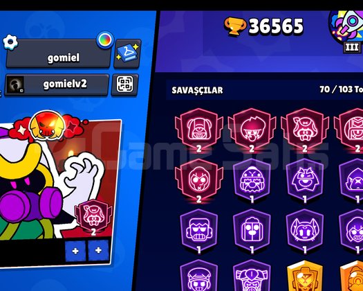 36K + 70 KARAKTER
