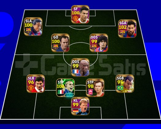 Eski Oyunculu Efootball hesabı