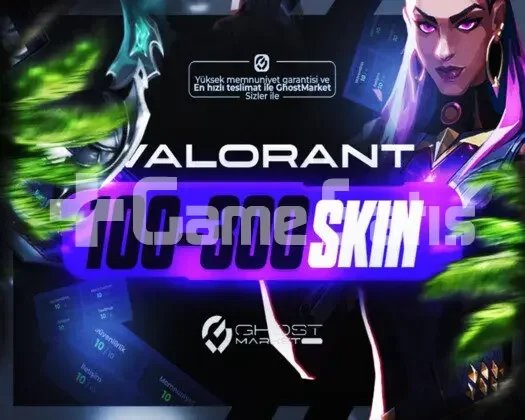 100TR 100-300 SKIN VALORANT GARANTILI RANDOM