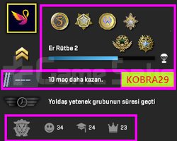 FACEİT+ 7 MADALYA 358 WİN 1872 SAAT SEÇKİN