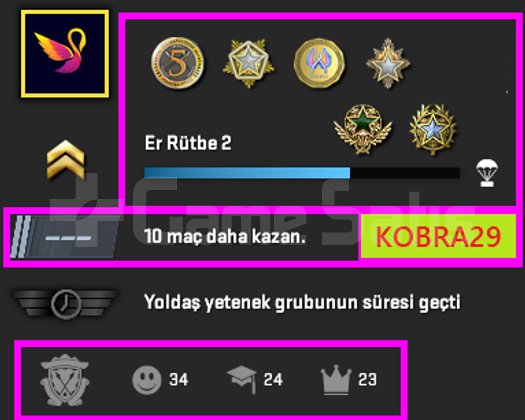 FACEİT+ 7 MADALYA 358 WİN 1872 SAAT SEÇKİN