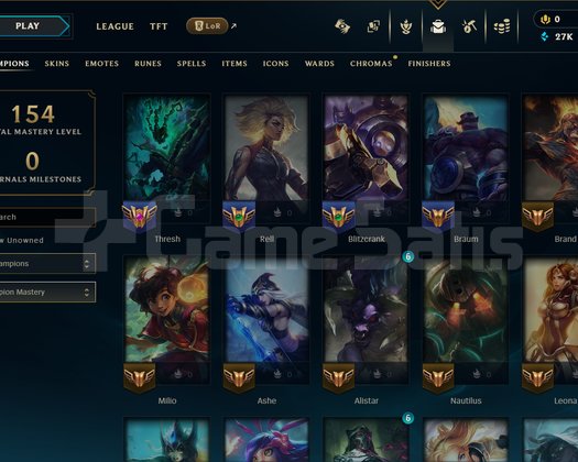 EUW P3 100 WR - 22 Skin - 50+Şamp - Mail değişen