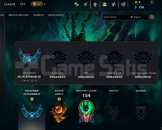 EUW P3 100 WR - 22 Skin - 50+Şamp - Mail değişen