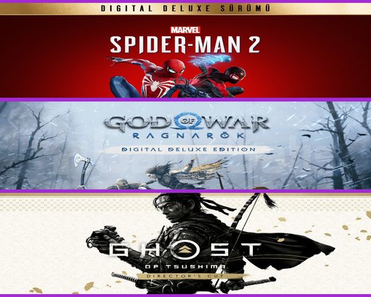 Spiderman 2 + Ragnarök + Ghost of Tsushima