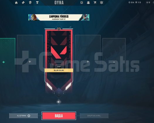 VALO HESAP SATIŞ UNRANKED