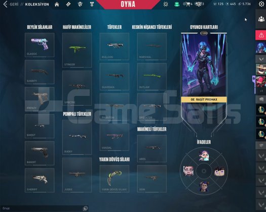 166 skin full champ Zümrüt 3 hesap