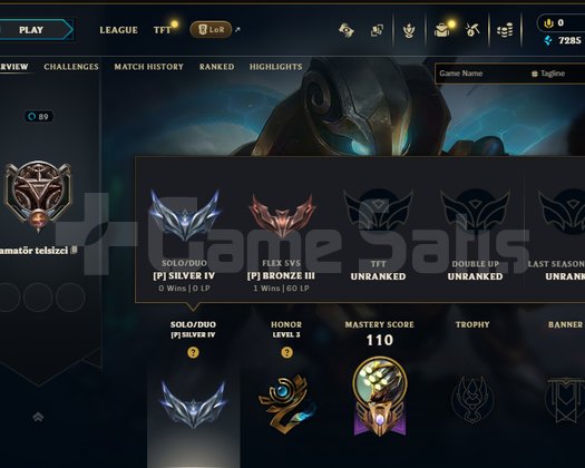 TR SİLVER 4 HESAP 1 oyun oynanmış