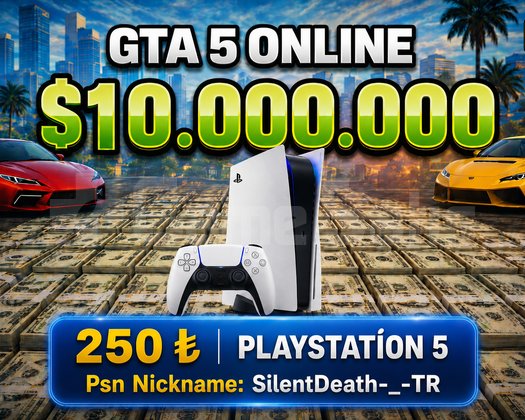 GTA V ONLINE 10.000.000 PS5 VERSİYON