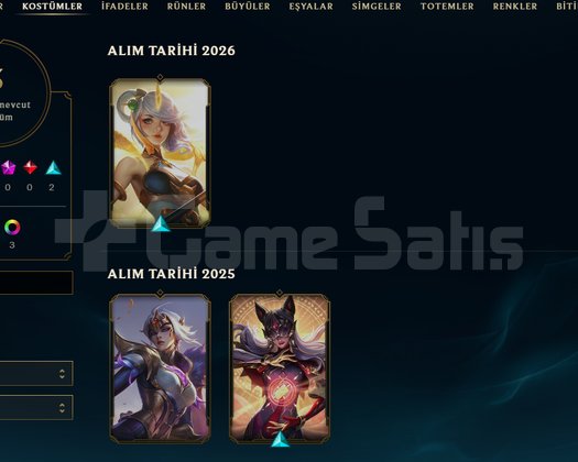 EUW Gold 3 | 3 Kostüm - 30 Hero | LoL