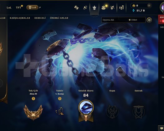 EUW Gold 3 | 3 Kostüm - 30 Hero | LoL