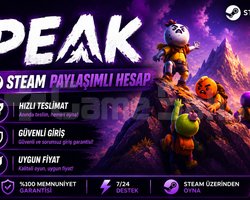 PEAK Steam Paylaşımlı Hesap | Full Erişim | Uyg