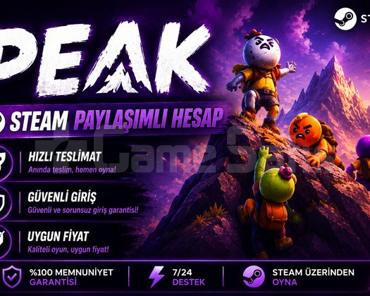 PEAK Steam Paylaşımlı Hesap | Full Erişim | Uyg