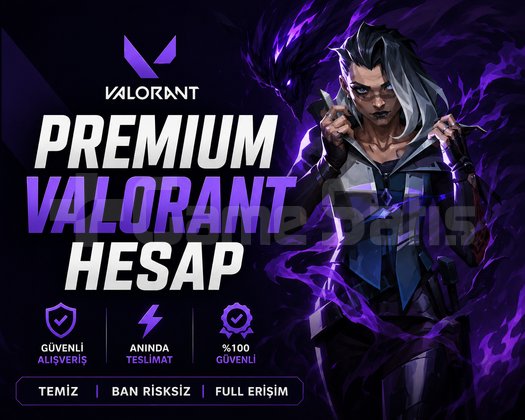 PREMİUM++ RANDOM VALORANT HESAP | TR | TEK SATIŞ |