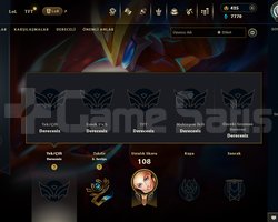 7 skin 425 rpli unranked lol account
