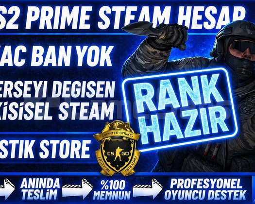 ANINDA / HERŞEYİ DEĞİŞEN + RANK HAZIR + PRIME CS2