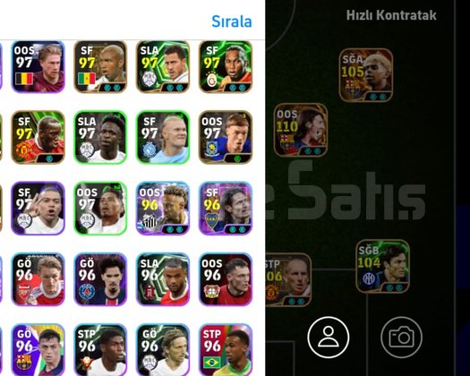 KG3272 5 BOMBACI 109 CRUİF 107 RONALDO