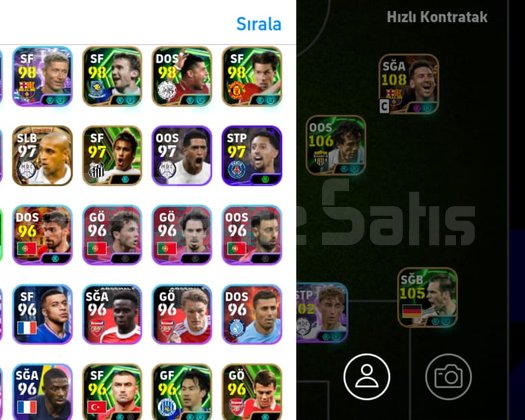 KG3242 4 BOMBACI 108 CRUF 105 RONALDO