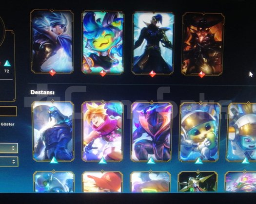 4ü 1 Arada Full Riot Hesabı LoL+valorant+TFT