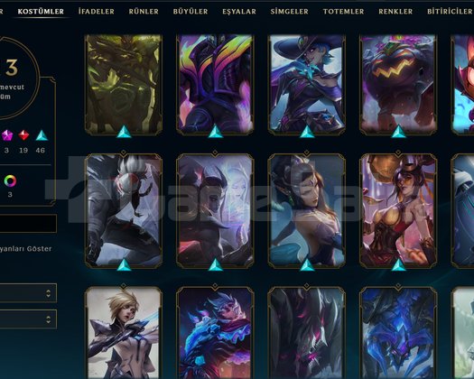 151 LEVEL - 113 KOSTÜM - FULL HERO -UNRANKED HESAP