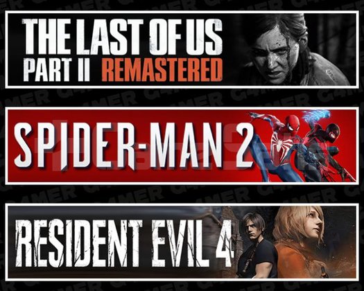 The Last Of Us 2 +Spider-Man 2 +Resident Evil 4