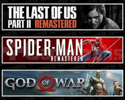 The Last Of Us 2 +SpiderMan RE +God Of War