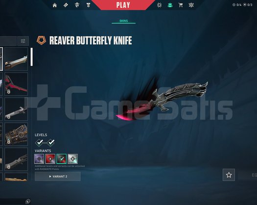 TR | REAVER BUTTERFLY KNIFE | FULL DİZİLİ 18K VP