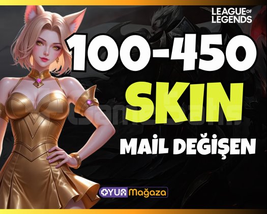 U VIP | 100-450 SKIN MAİL DEĞİŞEN RANDOM HESAP