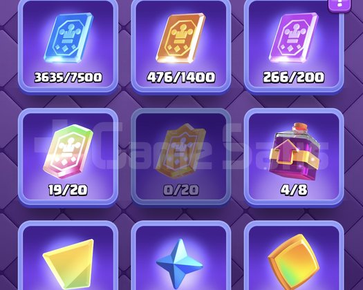 17 tane 16 lvl kart 4 max deste