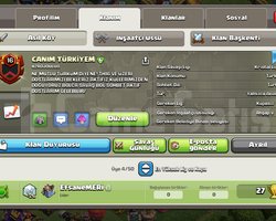16 SEVİYE TR KLAN CANIM TÜRKİYEM