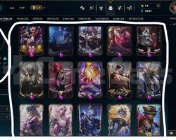 274 LEVEL / 249 SKİN / 166 HERO +MAİL +TELEFON