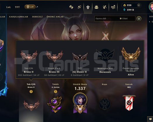 630 KOSTÜM 299K ÖZ 1334 LVL EFSANE DOLU MAİL HESAP