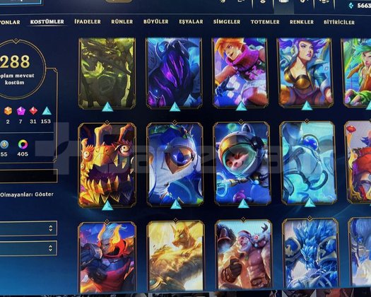 LOL ve Valorant hesabı beraber satılık