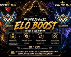 TR & EUW En Hızlı, En Güvenilir Elo Boost Hizmeti!