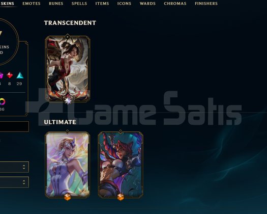 WEST +800 LP HANDMADE FULL CHAMP 65 SKIN +100LVL