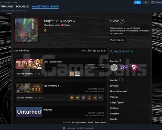 STEAM HESABI SATILIK UCUZA ŞAHSİ HESAP