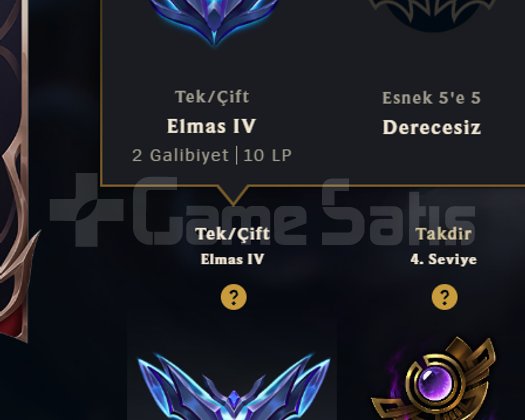 LİG D4 636 SKİN MMR MASTER GRANDMASTER TR SERVERİ